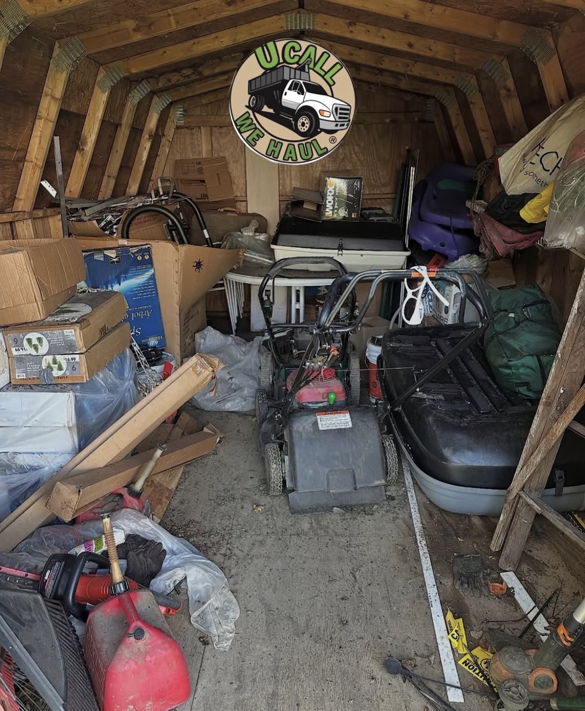 Shed Cleanout before